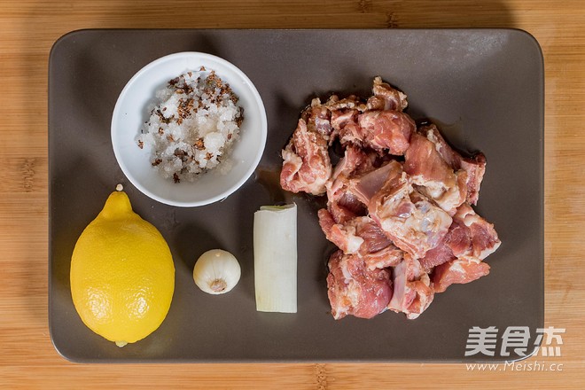 Lemon Osmanthus Pork Ribs recipe