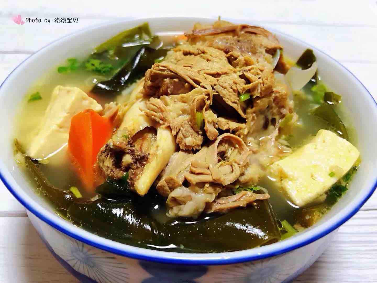 Seaweed Tofu Soup recipe