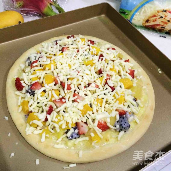 Colorful Fruit Pizza recipe