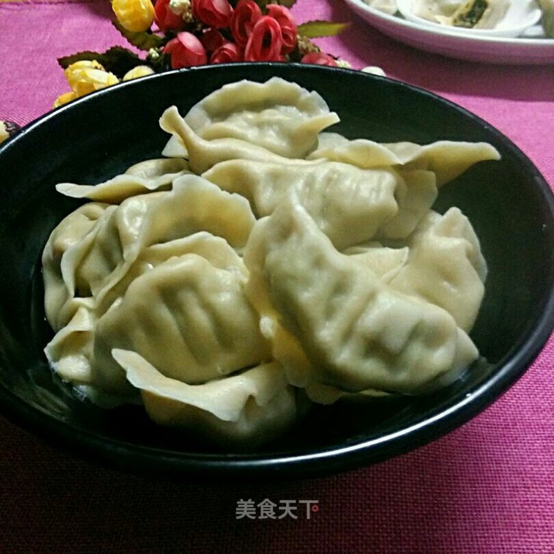 Shepherd's Purse and Pork Dumplings recipe