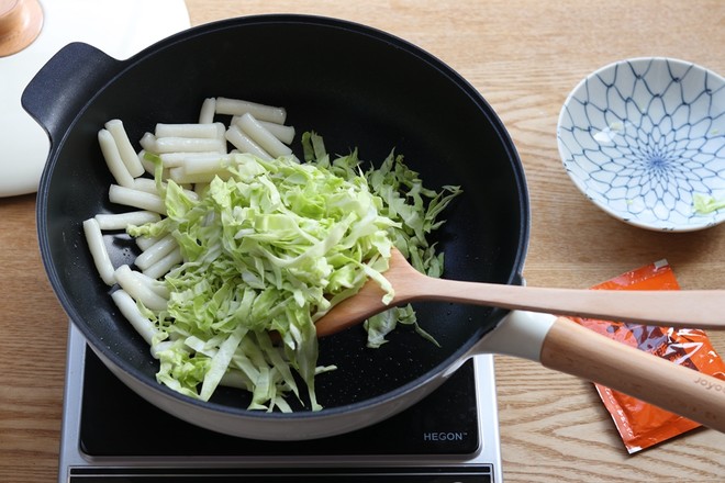 New Pie Fried Rice Cake recipe