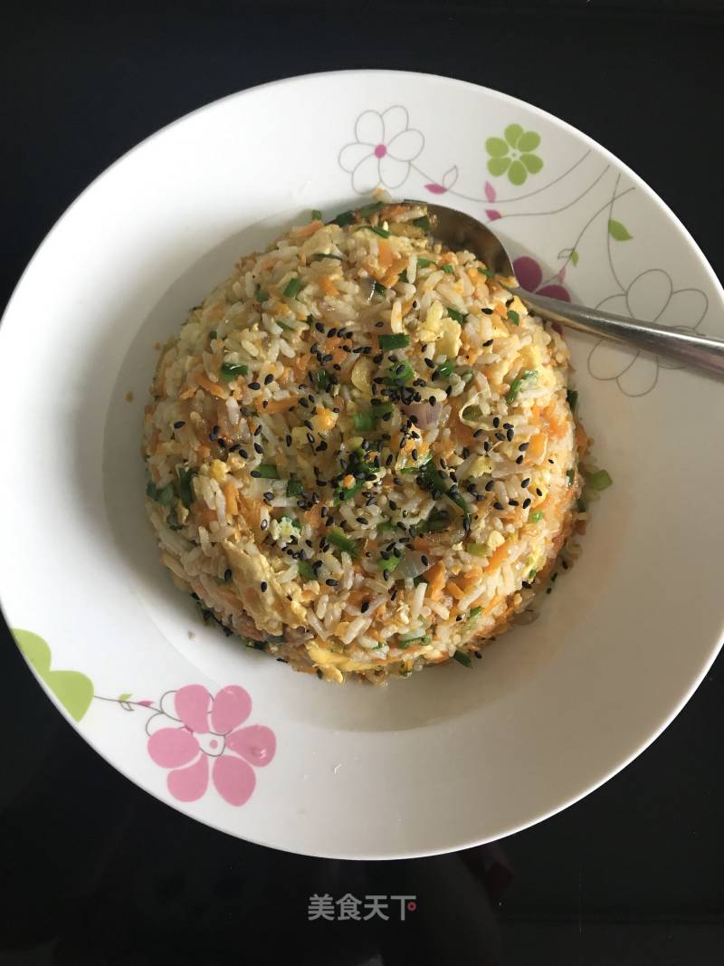 Children's Kuaishou Nutritional Egg Fried Rice recipe