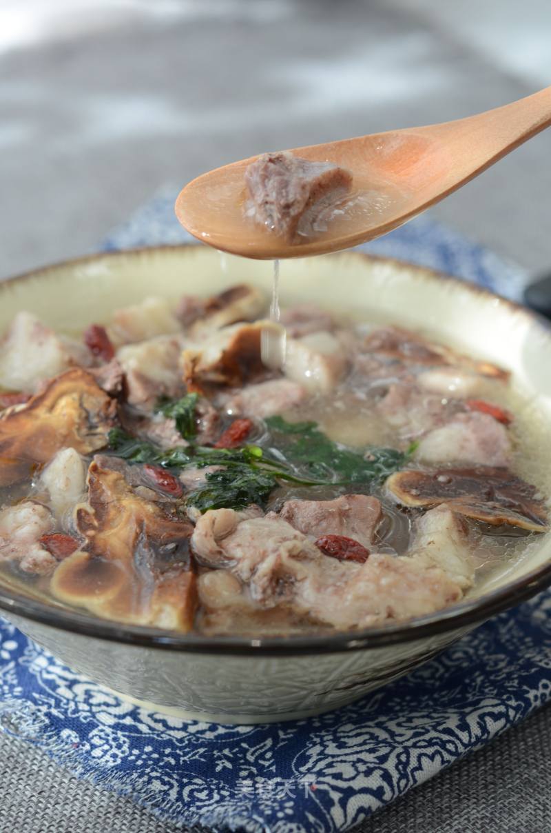 Fresh Lingzhi Lamb Soup recipe
