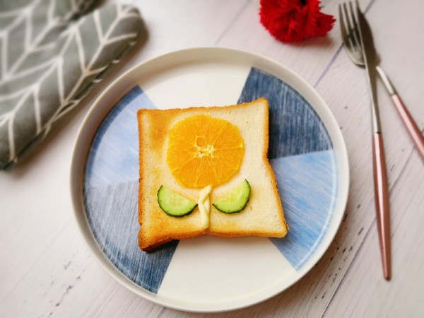 Beautiful Toast Flower recipe