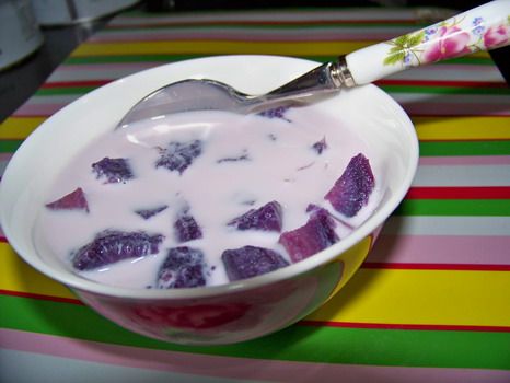 Purple Sweet Potato Milk recipe