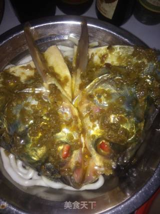 Fish Head Potato Noodles recipe