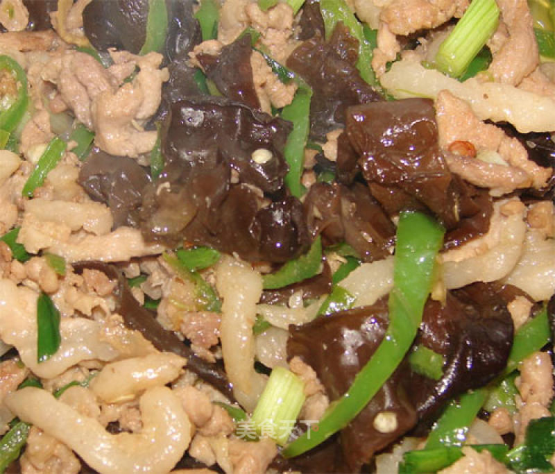 Stir-fried Pork with Fungus recipe