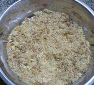 White Sesame Meat Floss Muffin recipe