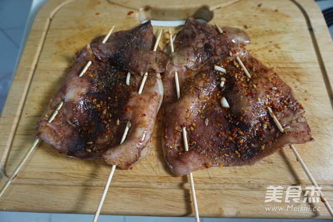 Spicy Grilled Squid recipe