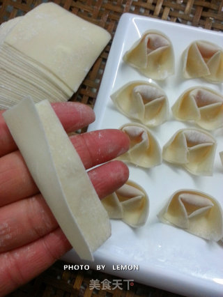 Step by Step-shrimp Wanton with Official Hat recipe