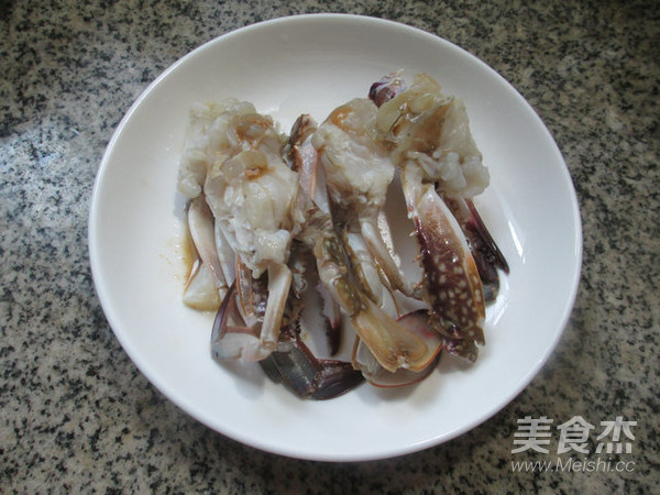 Steamed Crab with Minced Meat recipe