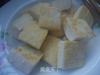 Braised Tofu with Homemade Meat Sauce recipe