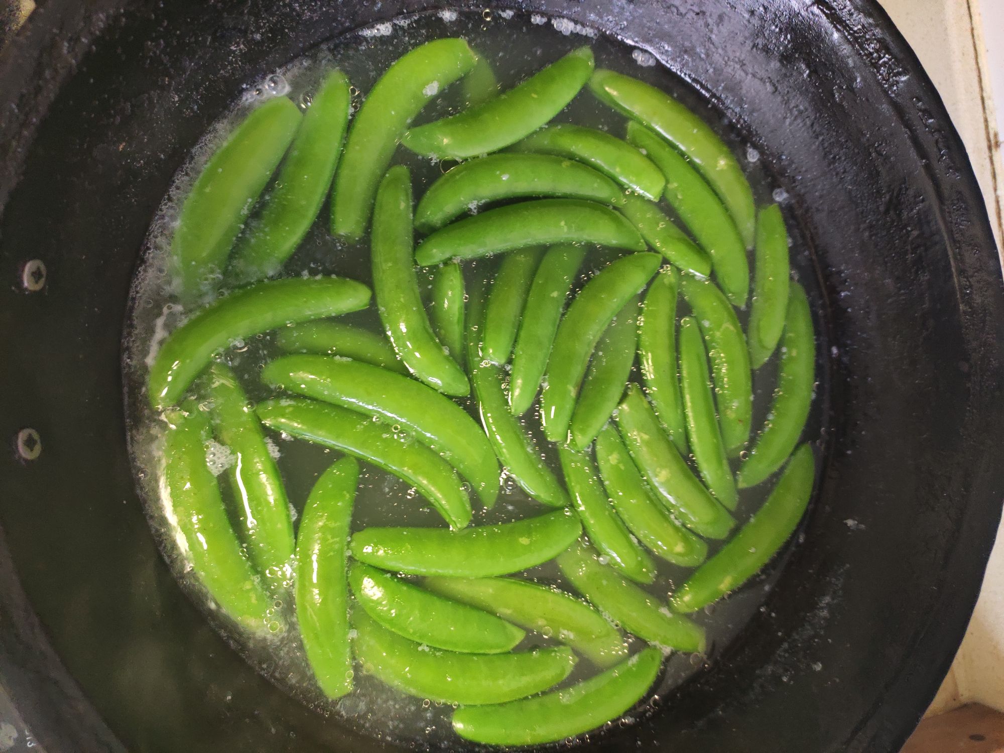 Chilled Snow Peas recipe