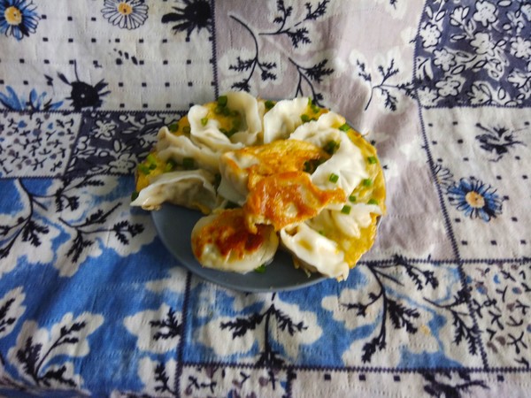 Egg Fried Dumplings recipe