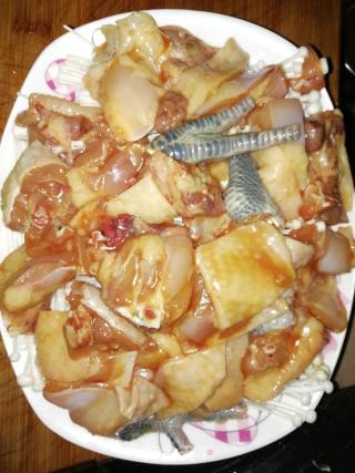 Steamed Chicken with Enoki Mushroom recipe