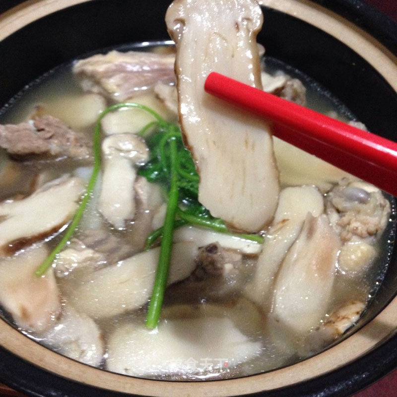 【matsutake Chicken Soup】 recipe