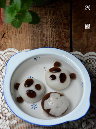 Happy Tangyuan Festival-cartoon Glutinous Rice Balls for Children recipe