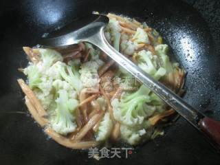 Stir-fried Cauliflower with Daylily recipe