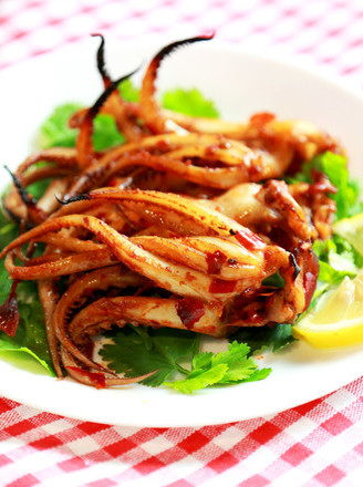 Grilled Squid with Sauce