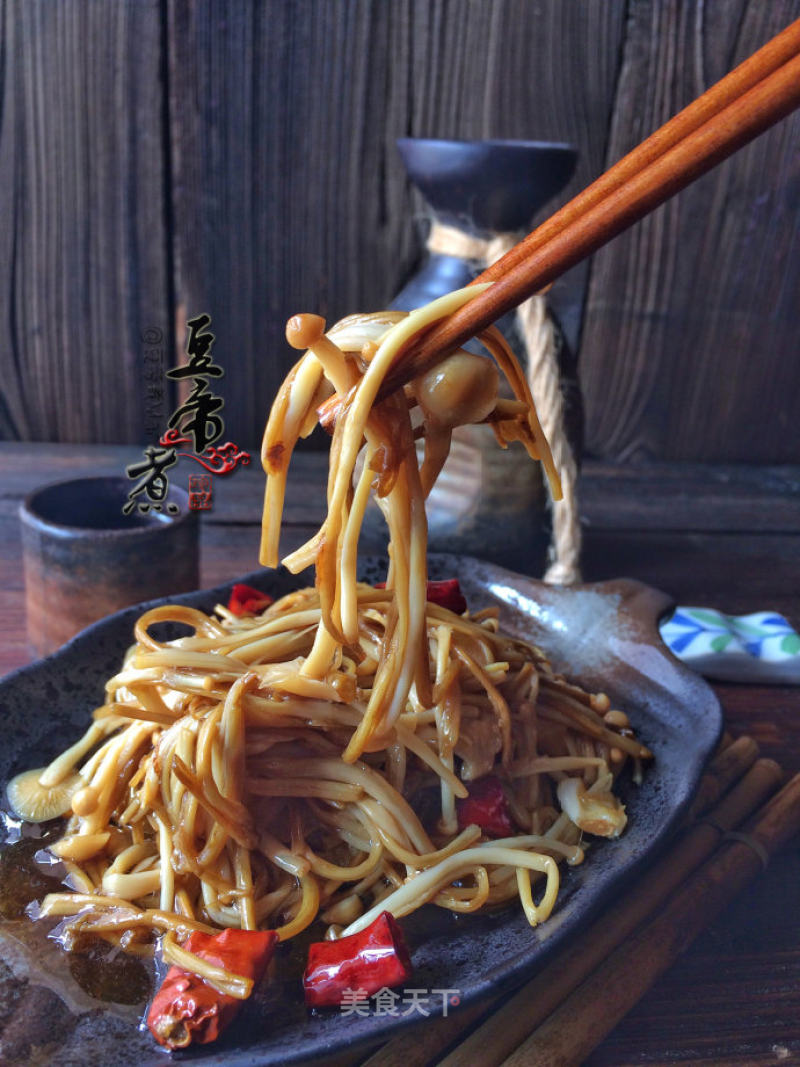 【southern Fujian】enoki Mushrooms in Oil recipe