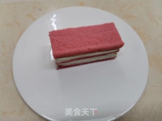 Strawberry Chiffon Ice Cream Cream Cake Kuaishou Cake recipe