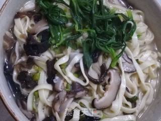 Noodles with Mushrooms and Fungus Sauce recipe