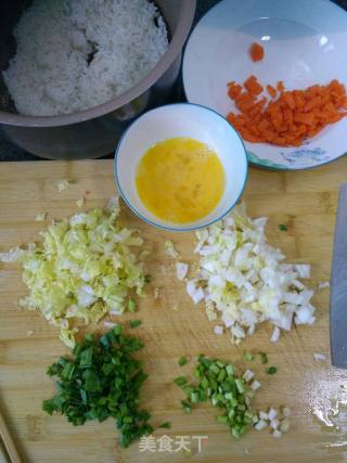 Fried Rice with Mixed Vegetables and Eggs recipe