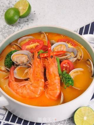 Thai Tom Yum Goong Hot and Sour Flavor recipe