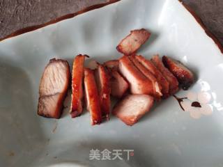 Stir-fried Barbecued Pork with Snow Pea recipe