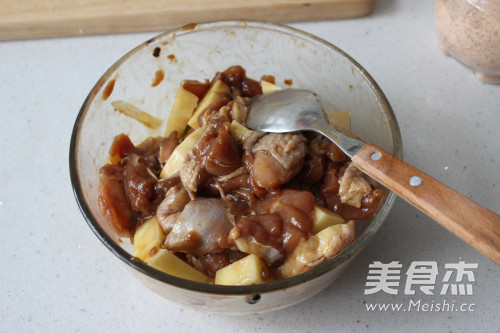 Steamed Chicken with Potato Flour recipe