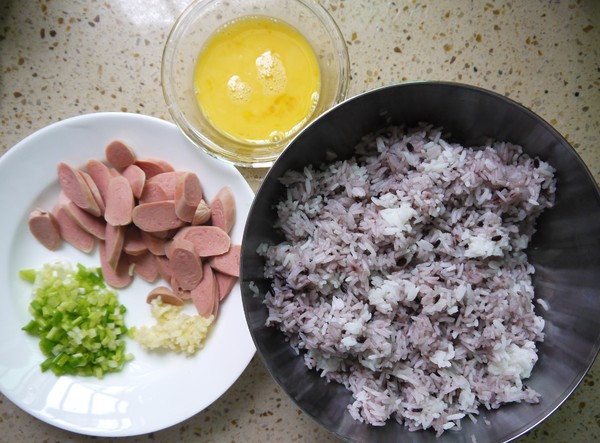 Intestines and Egg Fried Rice recipe