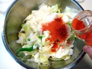 [flower Cabbage] Delicious Cabbage "quick Mix Korean Side Dishes" recipe