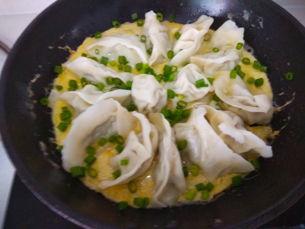 Egg Fried Dumplings recipe