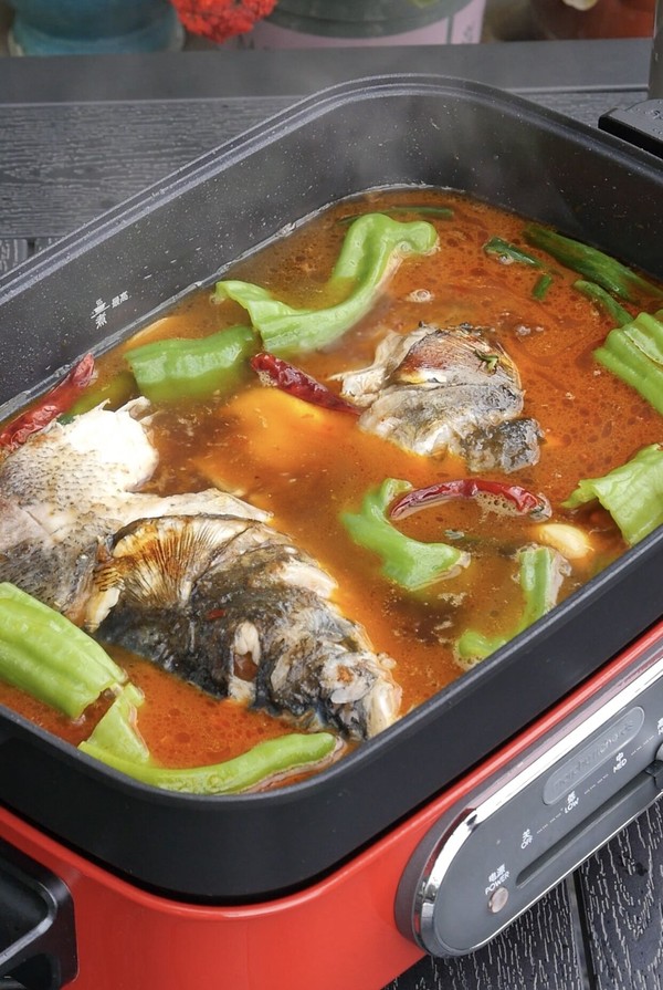 Spicy Fish Head Claypot recipe