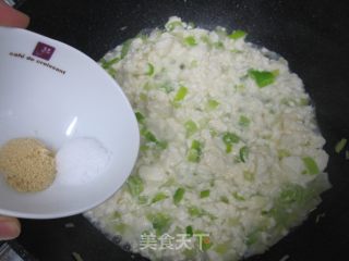 Scallion Egg Tofu recipe