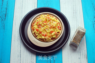 Pizza with Crab Sauce recipe