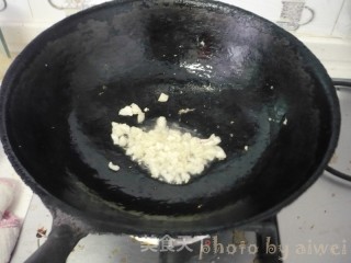Fried Loofah with Fritters recipe