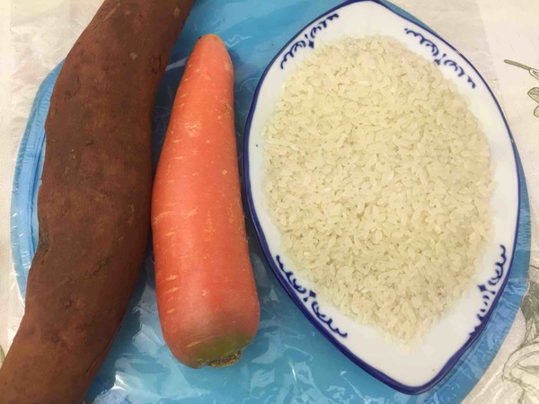 Yacon Carrot Braised Rice recipe