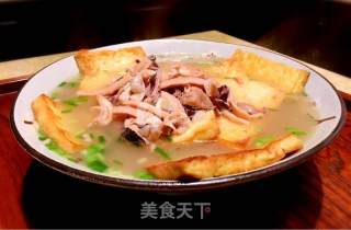 Stewed Tofu with Dried Cuttlefish recipe