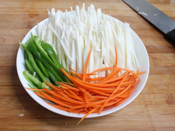 Stir-fried Shredded Pork with Rice White recipe