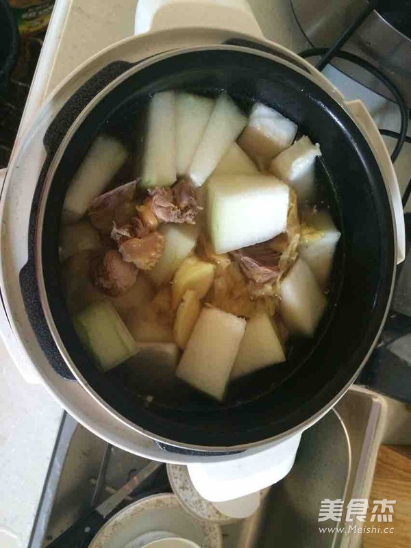 Winter Melon and Pickled Cabbage Lao Duck Soup recipe