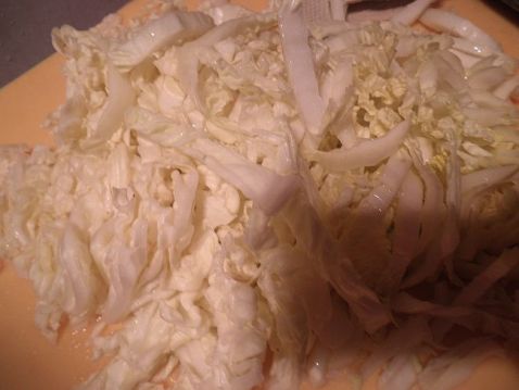 Cabbage Heart Mixed with Tofu Shreds recipe