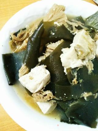 Dried Cabbage Stewed Frozen Tofu recipe