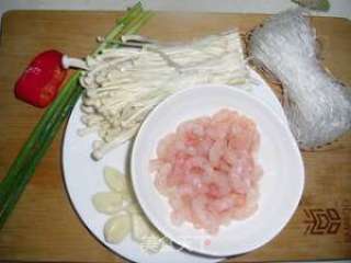 Home-cooked Fast Food-steamed Shrimp with Golden Needle Vermicelli recipe