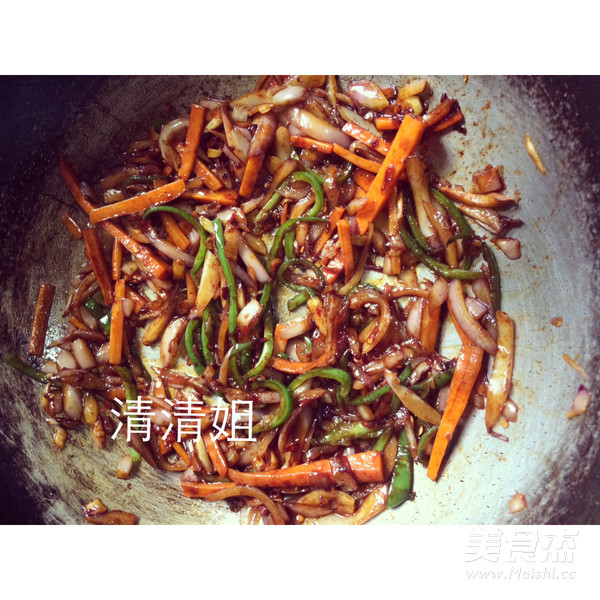 Assorted Spicy Fried Instant Noodles recipe