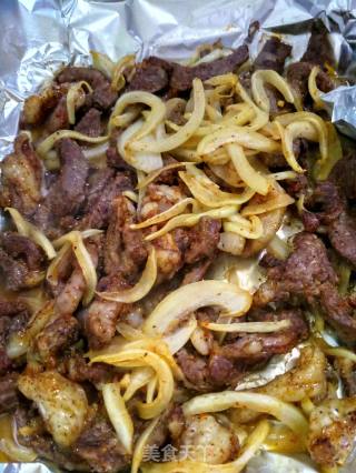 Spicy Roast Lamb Strips recipe