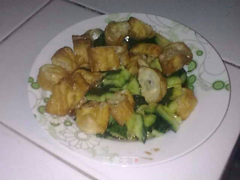 Fried Fritters with Cucumber recipe