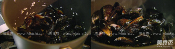 White Wine Boiled Mussels recipe