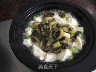 Braised Tofu with Grass Carp Skin recipe