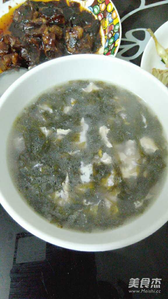 Egg Seaweed Soup recipe